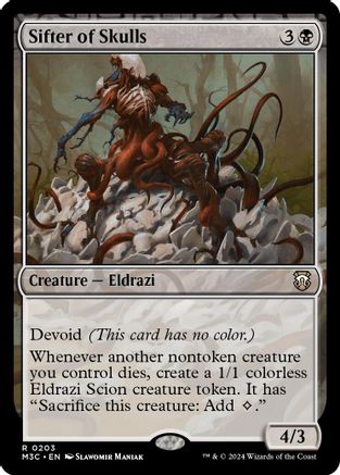 Image of Sifter of Skulls (Ripple Foil) (M3C-203) - Modern Horizons 3 Commander Foil