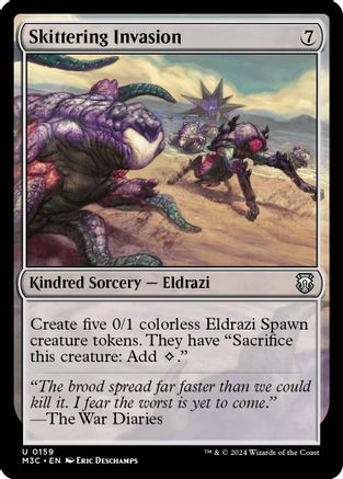 Image of Skittering Invasion (Ripple Foil) [Modern Horizons 3 Commander]