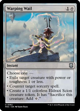 Image of Warping Wail (Ripple Foil) (M3C-162) - Modern Horizons 3 Commander Foil