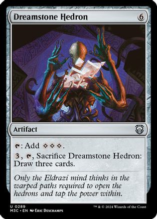 Image of Dreamstone Hedron (Ripple Foil) (M3C-289) - Modern Horizons 3 Commander Foil