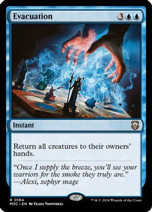 Image of Evacuation (Ripple Foil) [Modern Horizons 3 Commander]