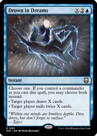 Image of Drown in Dreams (Ripple Foil) (M3C-181) - Modern Horizons 3 Commander Foil