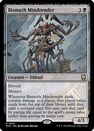 Image of Bismuth Mindrender (Ripple Foil) (M3C-051) - Modern Horizons 3 Commander Foil