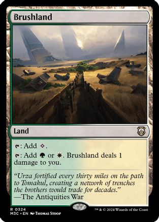Image of Brushland (Ripple Foil) [Modern Horizons 3 Commander]