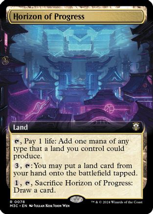 Image of Horizon of Progress (Extended Art) (Ripple Foil) (M3C-078) - Modern Horizons 3 Commander Foil
