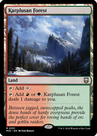 Image of Karplusan Forest (Ripple Foil) [Modern Horizons 3 Commander]