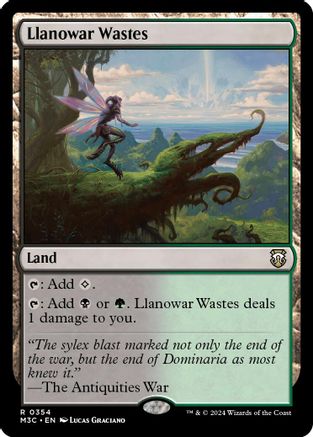 Image of Llanowar Wastes (Ripple Foil) (M3C-354) - Modern Horizons 3 Commander Foil