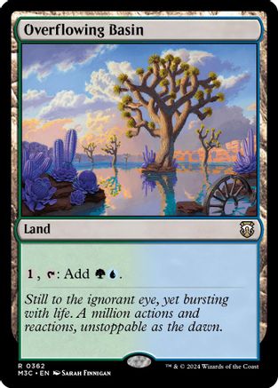 Image of Overflowing Basin (Ripple Foil) [Modern Horizons 3 Commander]