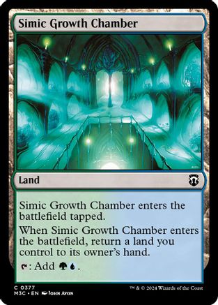 Image of Simic Growth Chamber (Ripple Foil) [Modern Horizons 3 Commander]