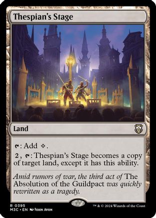 Image of Thespian's Stage (Ripple Foil) (M3C-395) - Modern Horizons 3 Commander Foil