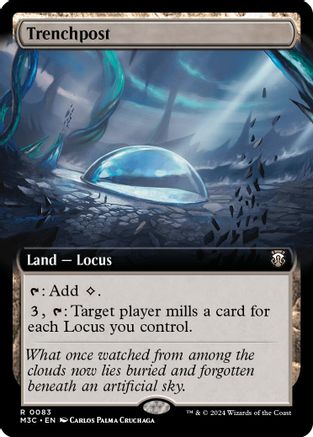 Image of Trenchpost (Extended Art) (Ripple Foil) (M3C-083) - Modern Horizons 3 Commander Foil
