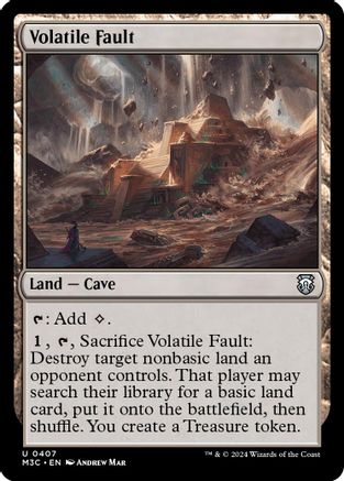 Image of Volatile Fault (Ripple Foil) [Modern Horizons 3 Commander]