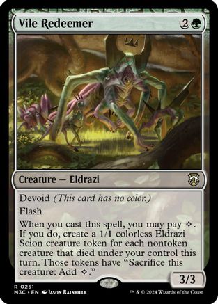 Image of Vile Redeemer (Ripple Foil) [Modern Horizons 3 Commander]