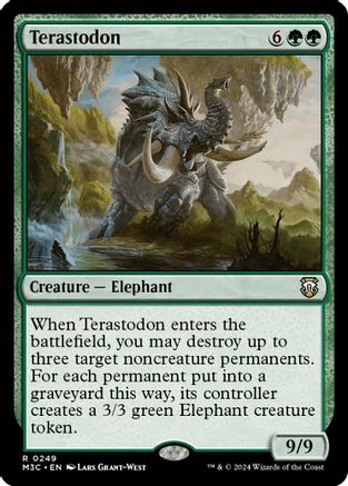Image of Terastodon (Ripple Foil) (M3C-249) - Modern Horizons 3 Commander Foil