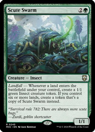 Image of Scute Swarm (Ripple Foil) [Modern Horizons 3 Commander]