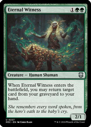 Image of Eternal Witness (Ripple Foil) [Modern Horizons 3 Commander]