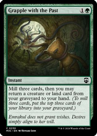 Image of Grapple with the Past (Ripple Foil) (M3C-230) - Modern Horizons 3 Commander Foil