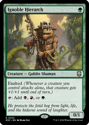 Image of Ignoble Hierarch (Ripple Foil) [Modern Horizons 3 Commander]