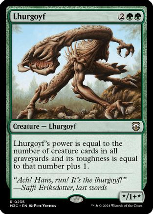 Image of Lhurgoyf (Ripple Foil) [Modern Horizons 3 Commander]