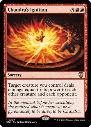 Image of Chandra's Ignition (Ripple Foil) [Modern Horizons 3 Commander]