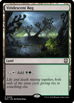 Image of Viridescent Bog (Ripple Foil) [Modern Horizons 3 Commander]
