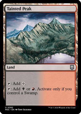 Image of Tainted Peak (Ripple Foil) [Modern Horizons 3 Commander]