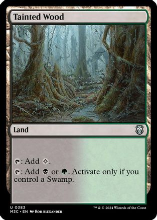 Image of Tainted Wood (Ripple Foil) [Modern Horizons 3 Commander]