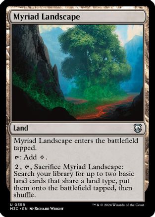 Image of Myriad Landscape (Ripple Foil) [Modern Horizons 3 Commander]