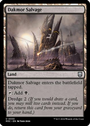 Image of Dakmor Salvage (Ripple Foil) [Modern Horizons 3 Commander]
