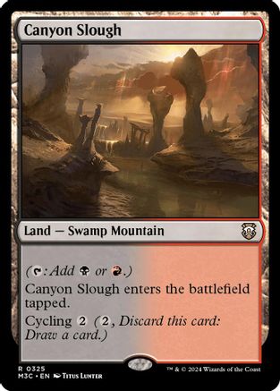 Image of Canyon Slough (Ripple Foil) [Modern Horizons 3 Commander]