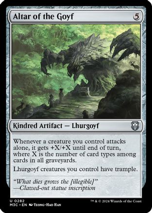 Image of Altar of the Goyf (Ripple Foil) [Modern Horizons 3 Commander]