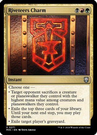 Image of Riveteers Charm (Ripple Foil) [Modern Horizons 3 Commander]