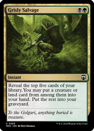 Image of Grisly Salvage (Ripple Foil) [Modern Horizons 3 Commander]