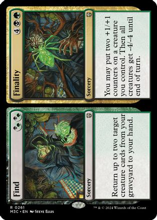 Image of Find // Finality (Ripple Foil) (M3C-261) - Modern Horizons 3 Commander Foil