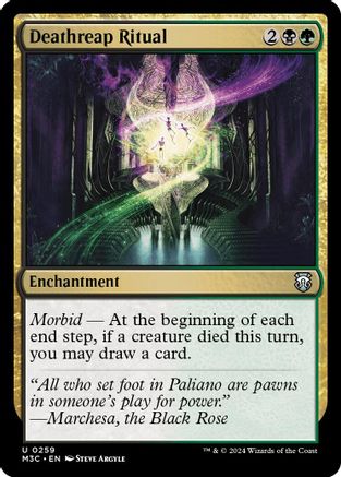 Image of Deathreap Ritual (Ripple Foil) [Modern Horizons 3 Commander]