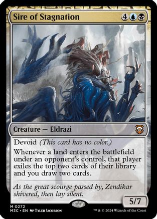 Image of Sire of Stagnation (Ripple Foil) [Modern Horizons 3 Commander]