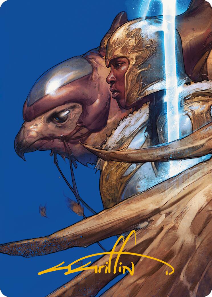 Image of Arna Kennerud, Skycaptain Art Card (Gold-Stamped Signature) [Modern Horizons 3 Art Series]