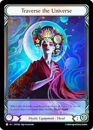 Image of Traverse the Universe (Extended Art) [MST066] (Part the Mistveil)  Cold Foil
