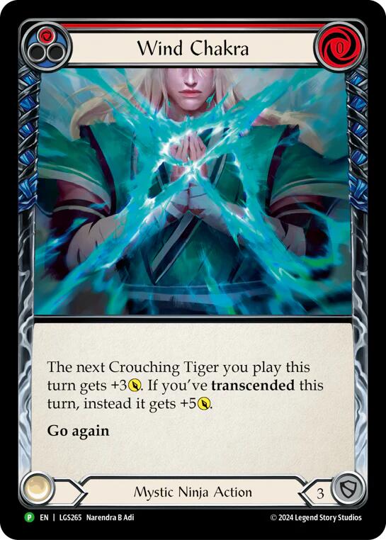 Image of Wind Chakra [LGS265] (Promo)  Cold Foil