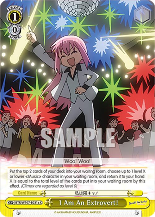 Image of I Am An Extrovert! (A) (BTR/W107-E031a C) [BOCCHI THE ROCK!]