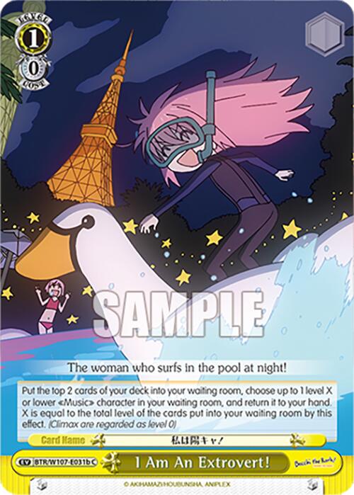 Image of I Am An Extrovert! (B) (BTR/W107-E031b C) [BOCCHI THE ROCK!]
