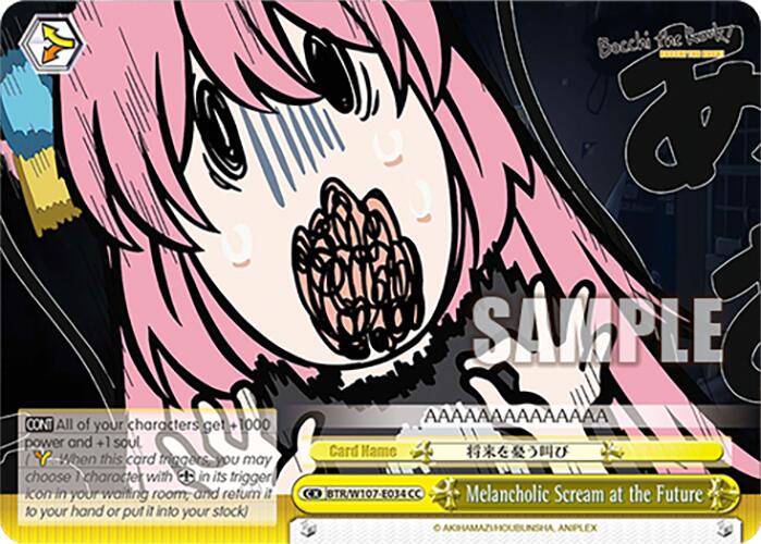 Image of Melancholic Scream at the Future (BTR/W107-E034 CC) [BOCCHI THE ROCK!]