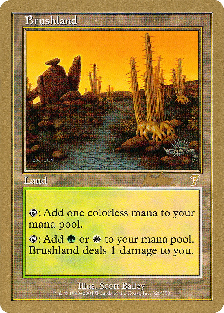Image of Brushland (Brian Kibler) [World Championship Decks 2002]