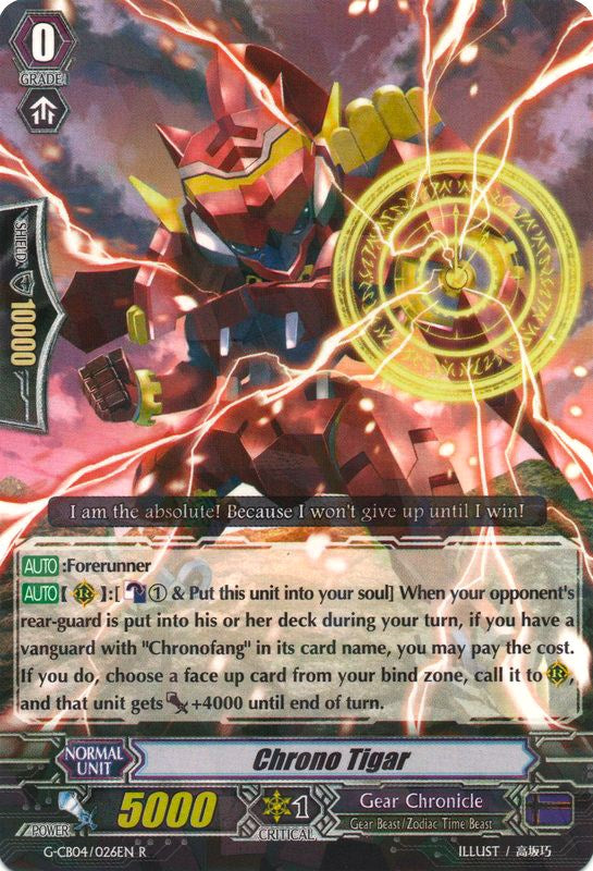 Image of Chrono Tigar (G-CB04/026EN) [Gear of Fate]