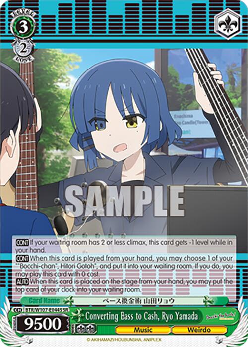 Image of Converting Bass to Cash, Ryo Yamada (BTR/W107-E044S SR) [BOCCHI THE ROCK!]