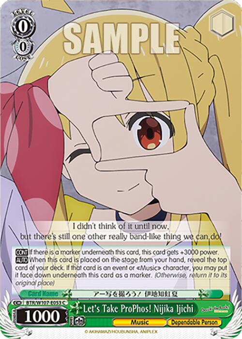 Image of Let's Take ProPhos! Nijika Ijichi (BTR/W107-E053 C) [BOCCHI THE ROCK!]