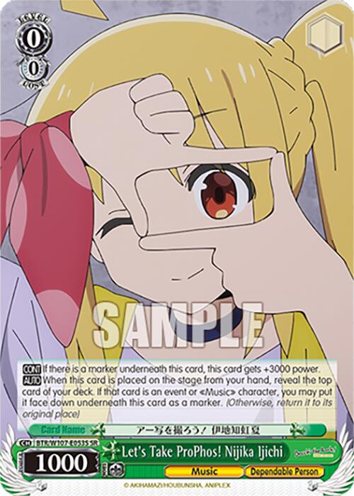 Image of Let's Take ProPhos! Nijika Ijichi (BTR/W107-E053S SR) [BOCCHI THE ROCK!]