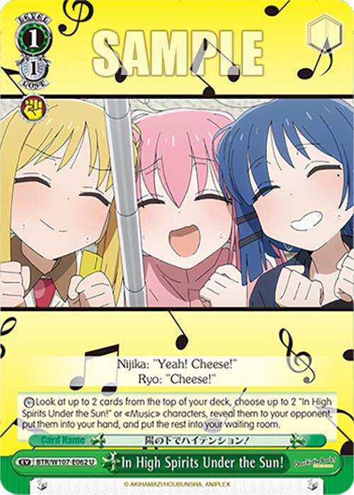 Image of In High Spirits Under the Sun! (BTR/W107-E062 U) [BOCCHI THE ROCK!]