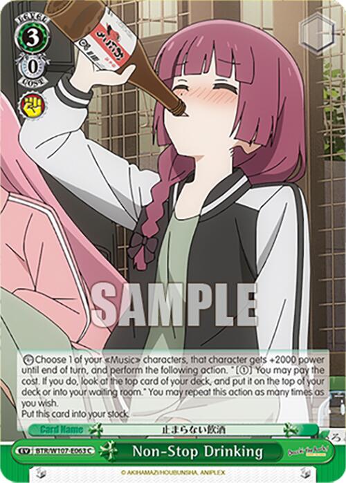 Image of Non-Stop Drinking (BTR/W107-E063 C) [BOCCHI THE ROCK!]