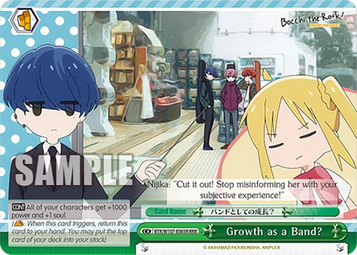 Image of Growth as a Band? (BTR/W107-E065R RRR) [BOCCHI THE ROCK!]